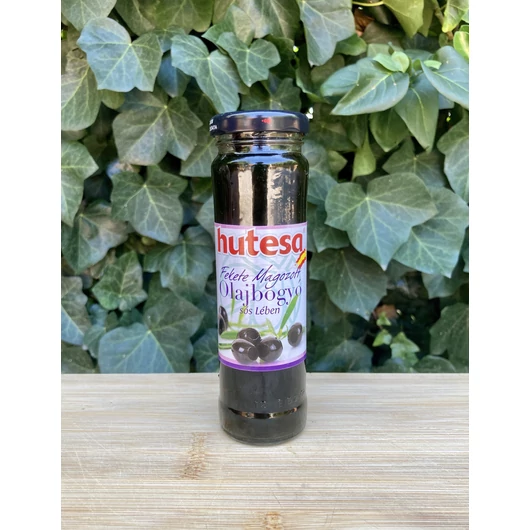 Hutesa Fekete Magozott Olajbogyó 140g